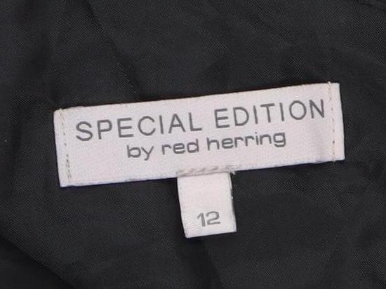 Red Herring Women's Black Asymmetrical Dress Size 12