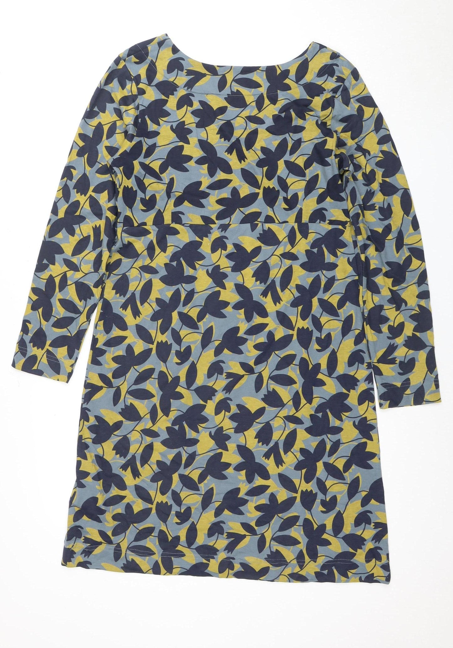 Weird Fish Women's Floral Jersey Dress Multicoloured Size 12