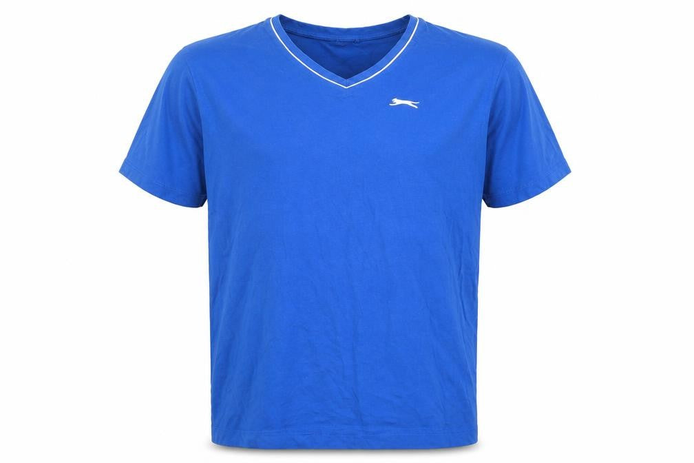 Mens UK Size XL Slazenger Blue  Cotton T-Shirt