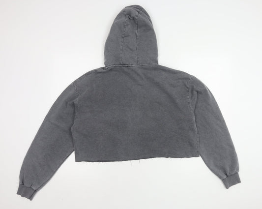 Marvel Unisex Grey Pullover Hoodie, Size M, Cotton Blend