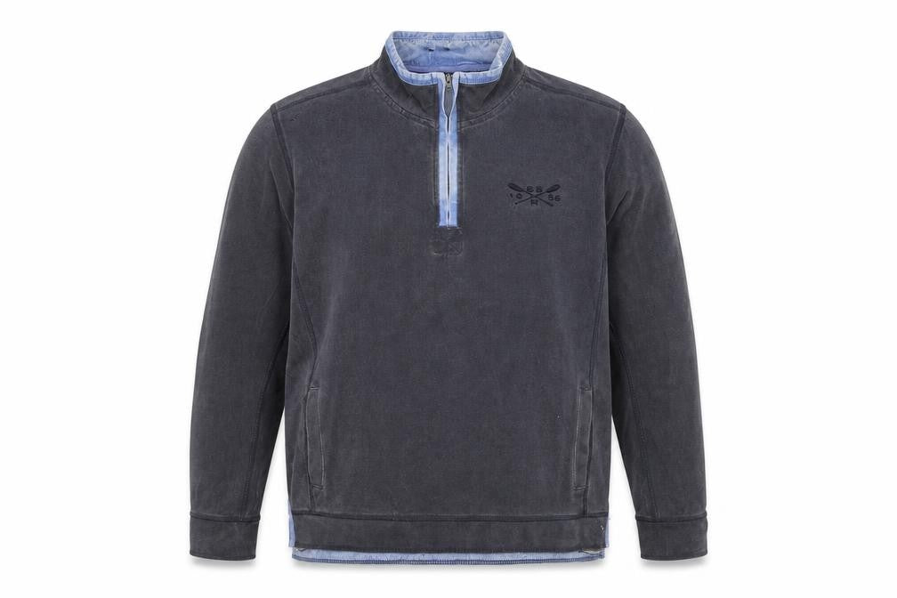 Stone Bay Men's Blue 1/4 Zip Pullover Sweatshirt