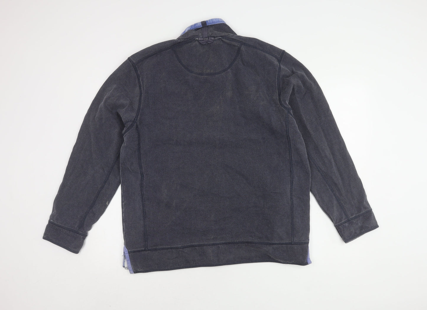 Stone Bay Men's Blue 1/4 Zip Pullover Sweatshirt