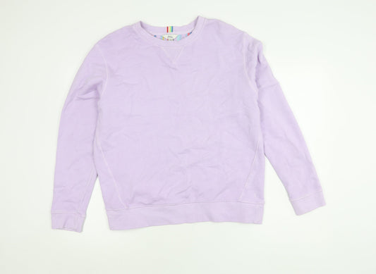 Joules Women’s Purple Crew Neck Sweatshirt Size 12