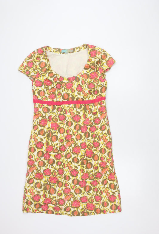 Boden Women's Multicoloured Shift Dress Size 14