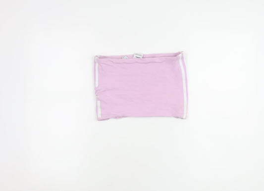Adidas Purple Women's Strapless Tube Top - Size 6