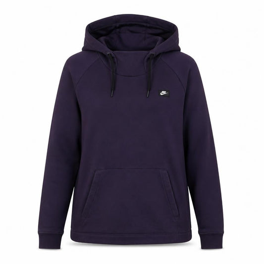 Womens UK M Regular Nike Purple Pullover Hoodie