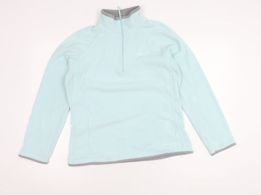 Mountain Warehouse Women's Blue Fleece Sweatshirt Size 12