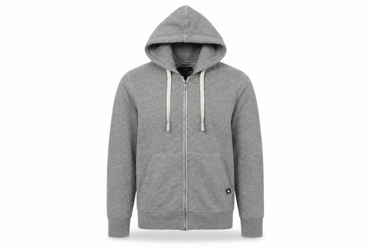 Jack & Jones Men's Grey Hooded Full Zip Jacket S
