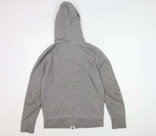 Jack & Jones Men's Grey Hooded Full Zip Jacket S