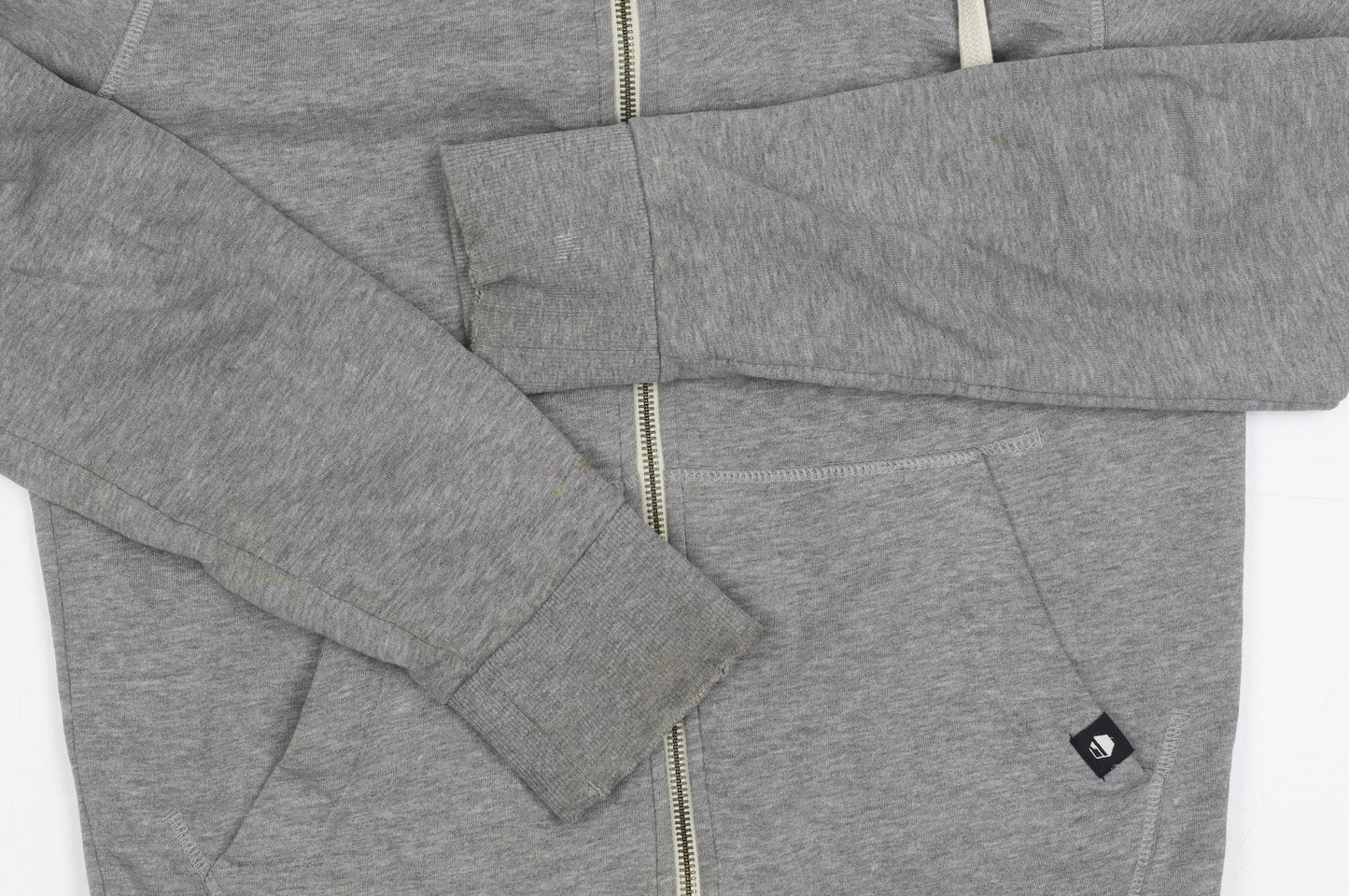 Jack & Jones Men's Grey Hooded Full Zip Jacket S