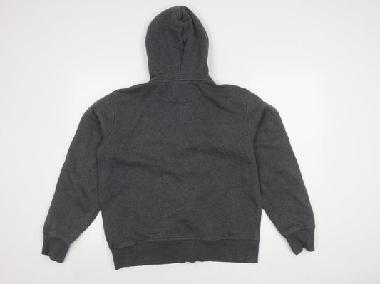 Nike Men's Grey Hooded Jacket, M, Casual Style