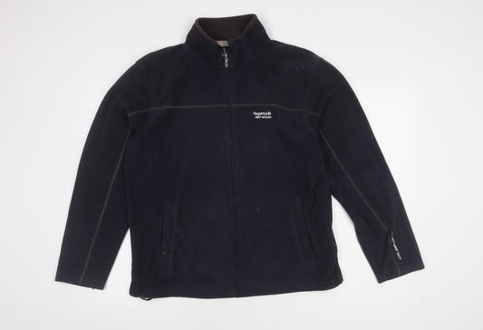 Regatta Men's Black Fleece Jacket - Size L, Casual Warmth