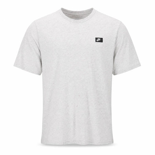 Mens UK Size L Nike Grey  Cotton Blend T-Shirt