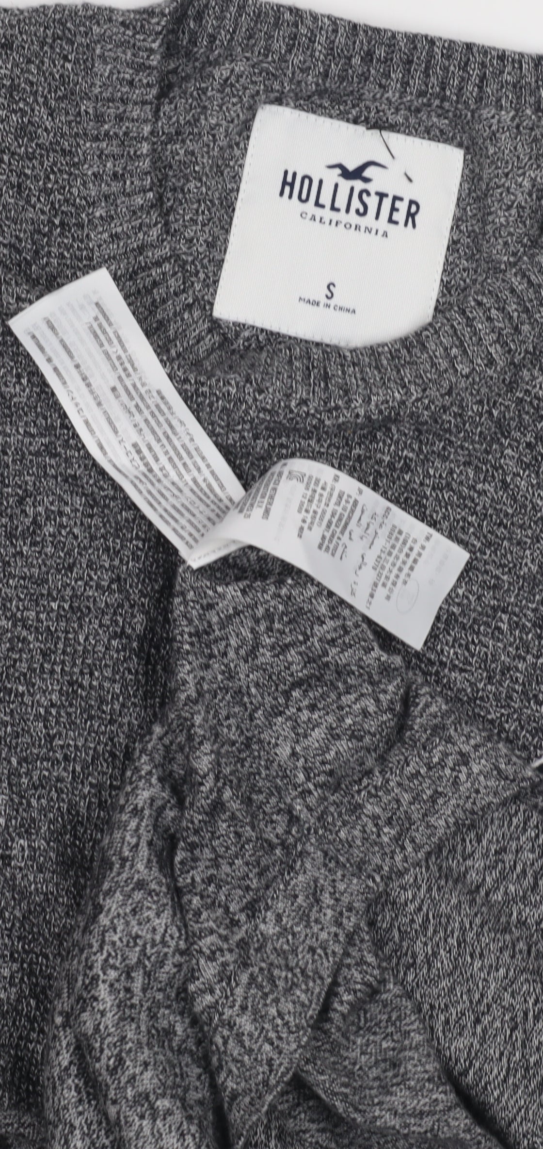 Hollister Women’s Grey Knit Pullover Jumper Size S