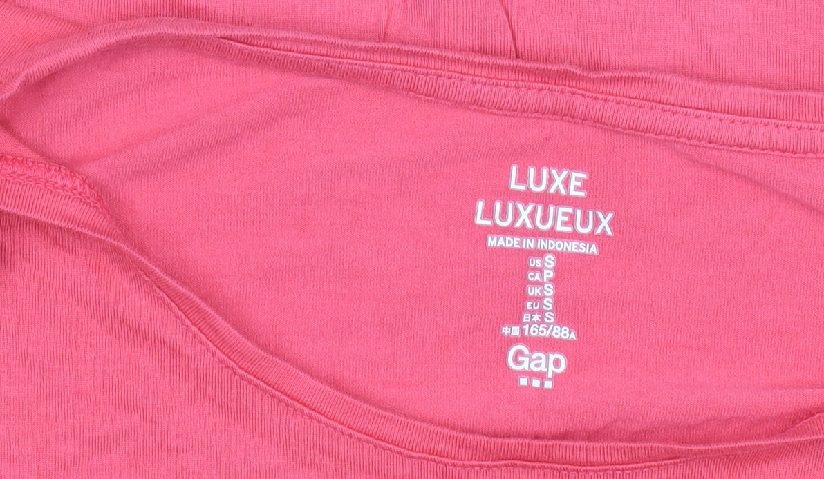 Gap Women's Pink T-Shirt Short Sleeve Casual S