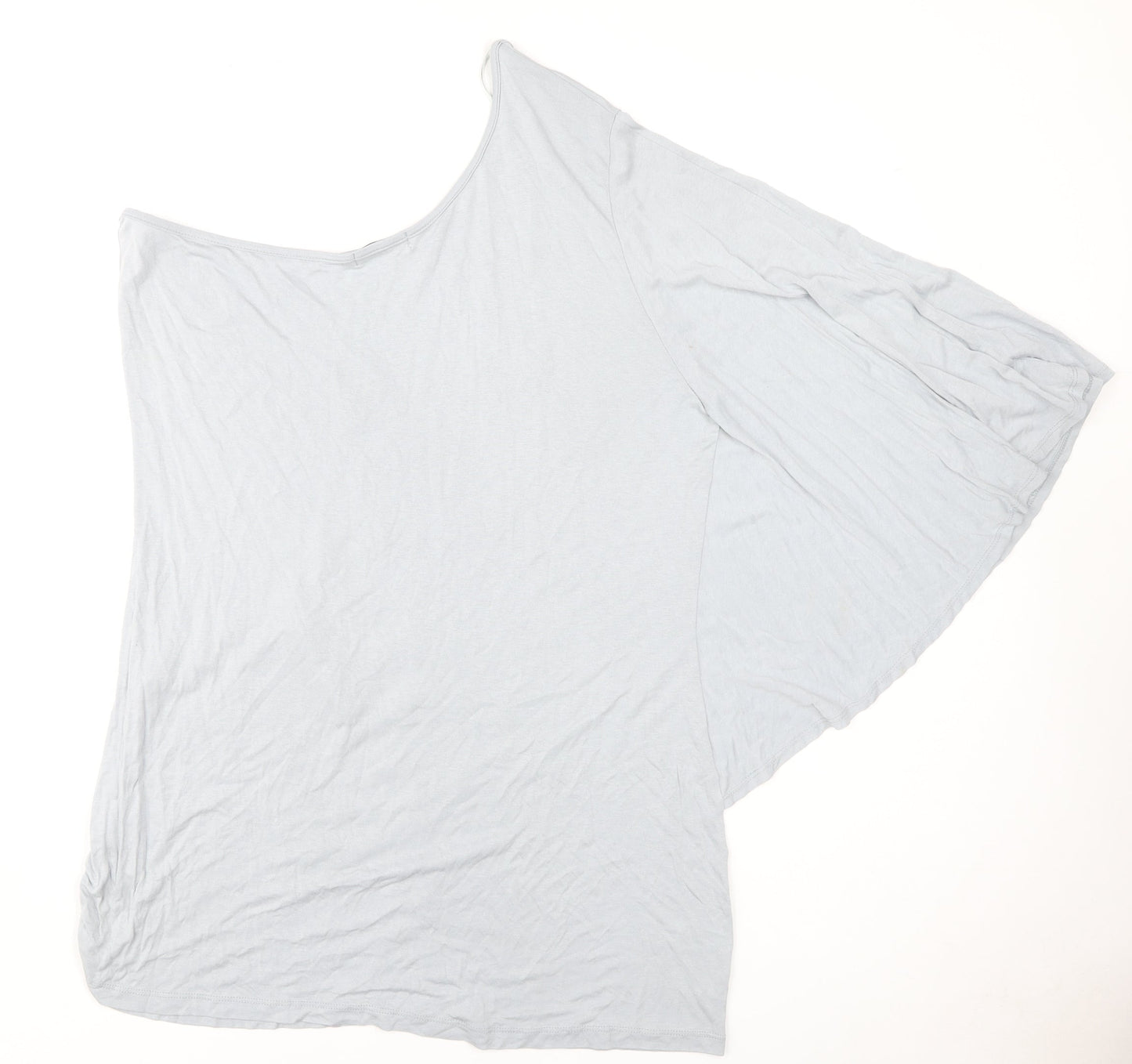 Next Women's Grey Asymmetrical Top 18 Butterfly Sequin
