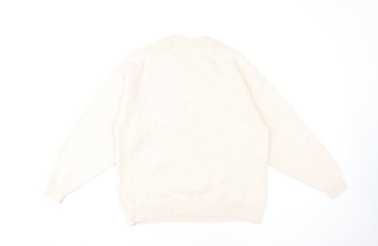ASOS Women's Beige Nature Pullover Jumper Size 4