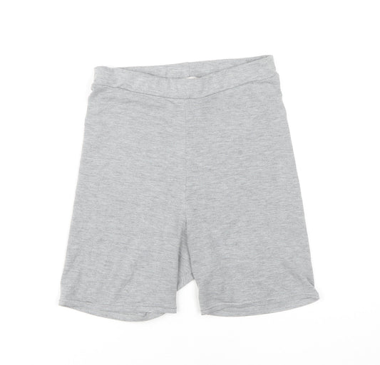Missguided Women's Grey Biker Shorts Size 8