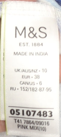 Marks and Spencer Women's Geometric T-Shirt Size 10