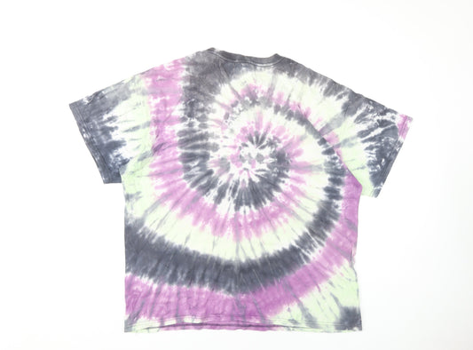 Ghanda Men’s Multicoloured Tie-Dye T-Shirt S