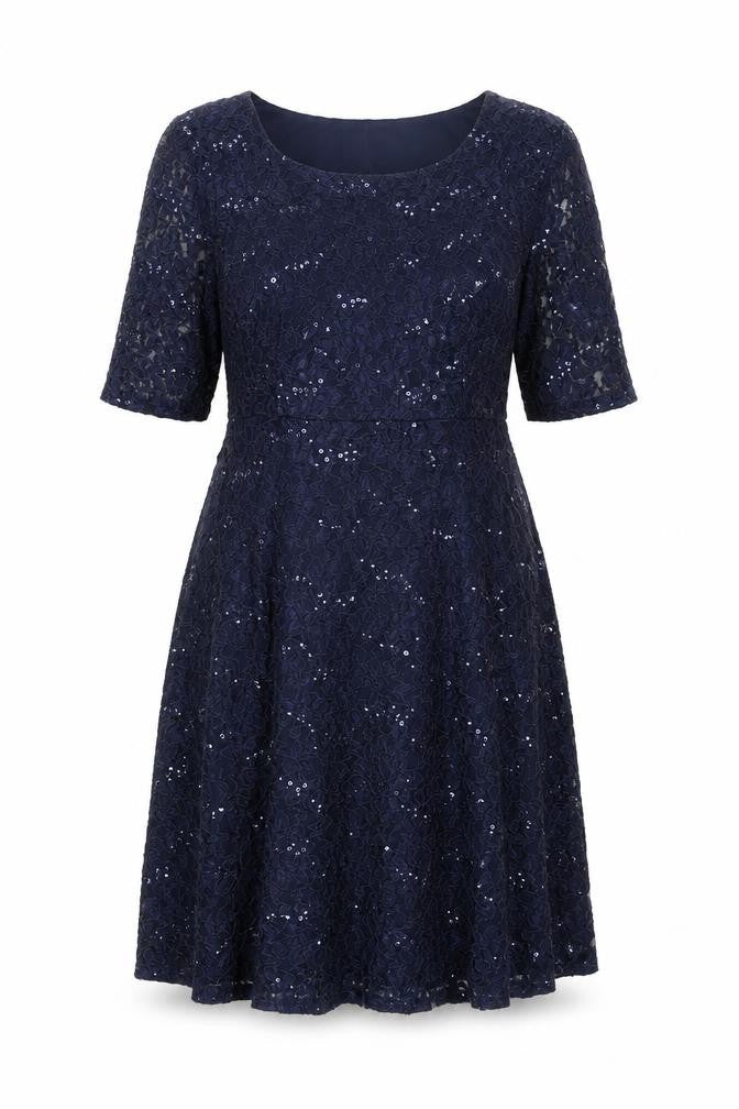 Bonmarché Women's Blue A-Line Dress Size 14