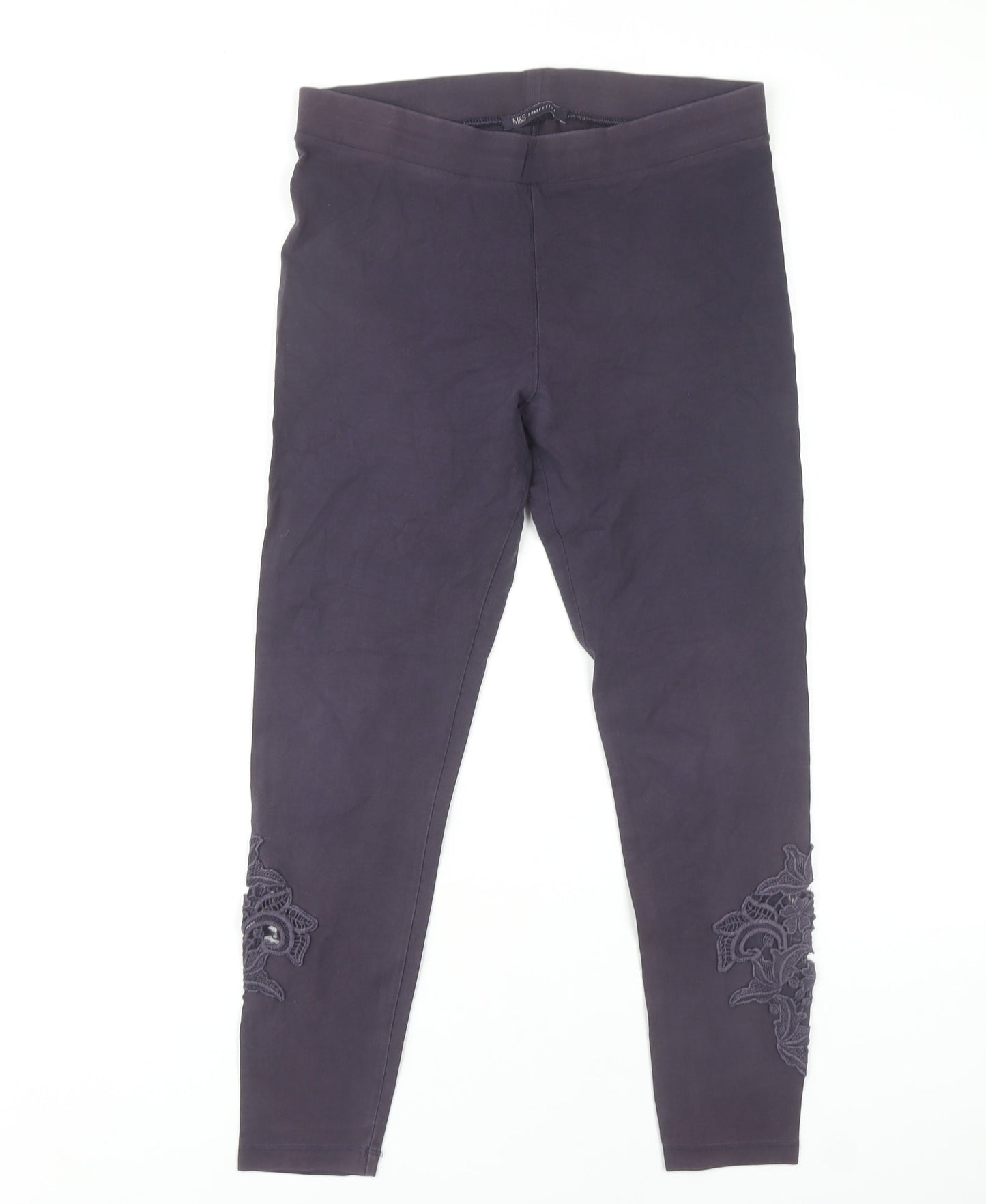 Marks and Spencer Women's Blue Leggings Size 12