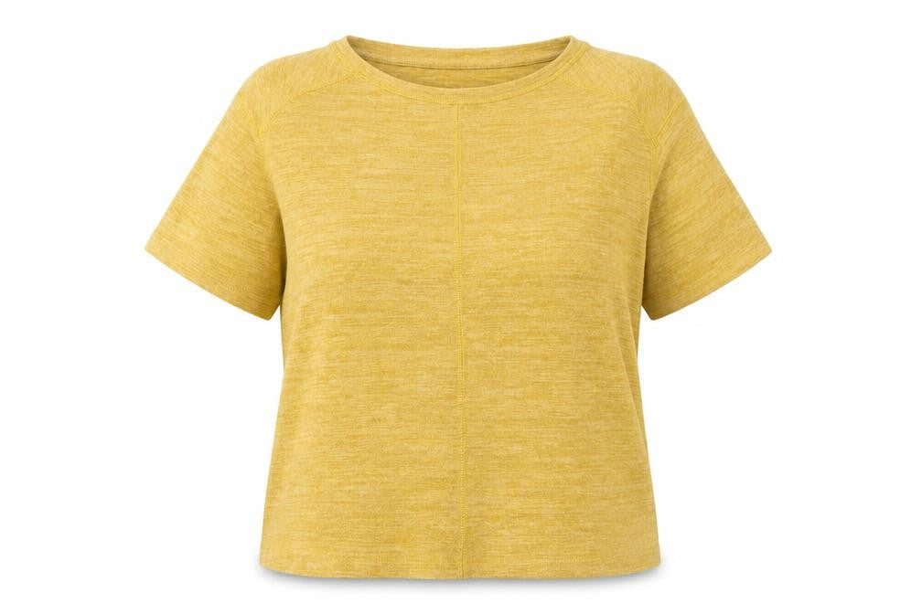 Marks and Spencer Women's Yellow T-Shirt Size 12