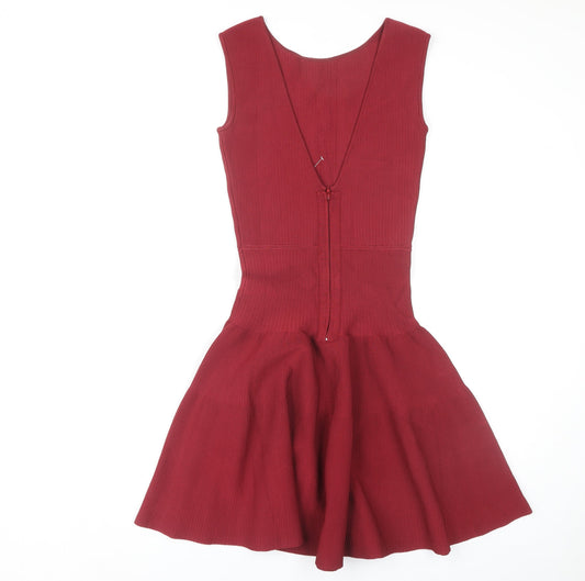 Issa London Women's Red Sleeveless Dress, Size S