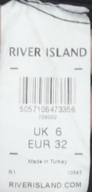 River Island Women's Black UK 6 Blouse