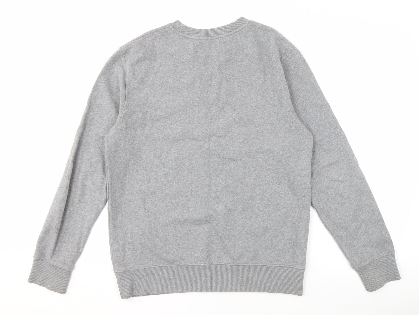 Calvin Klein Men's Grey Sweatshirt M Pullover Logo