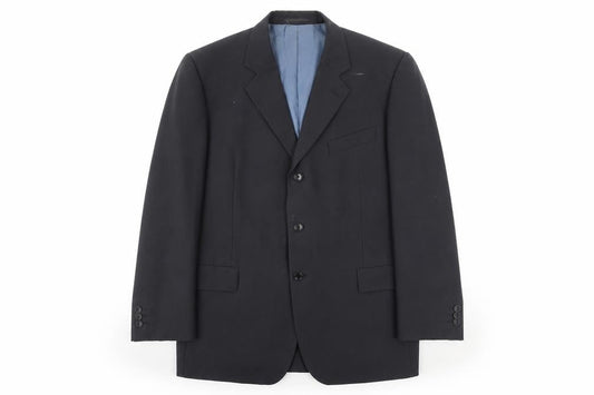 Mens 44 Chest Regular Austin Reed Grey Three-Button Blazer