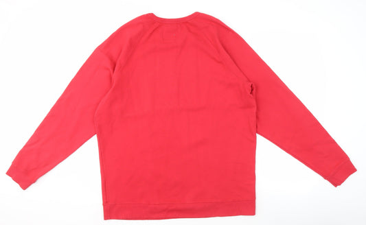 Barry's Men's Red Pullover Sweatshirt XL