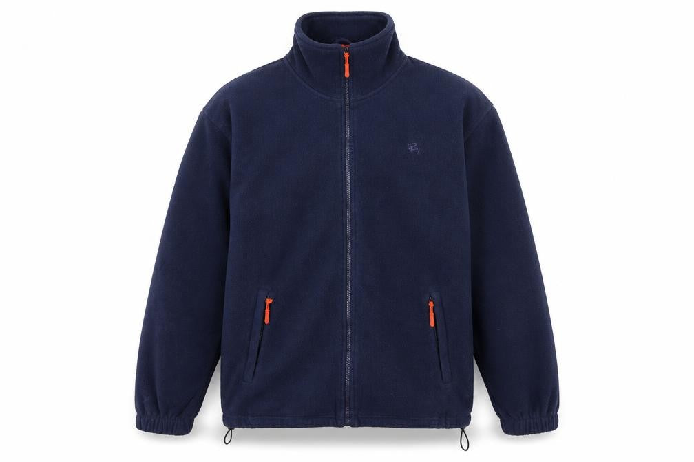 Rydale Men's Blue Fleece Jacket S Full Zip Casual