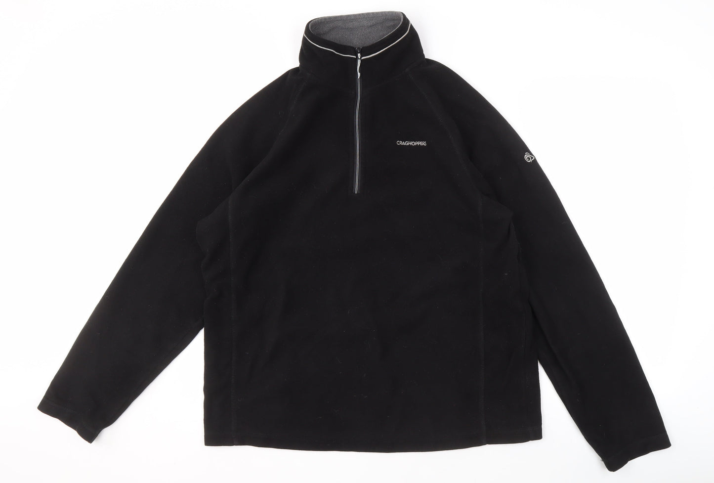 Craghoppers Men's Black Pullover Fleece, Size L