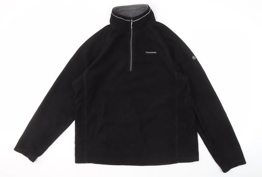 Craghoppers Men's Black Pullover Fleece, Size L