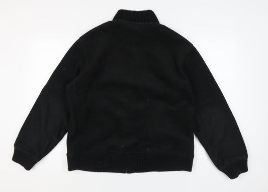 Dunnes Men's Black Fleece Jacket - Large, Casual Wear