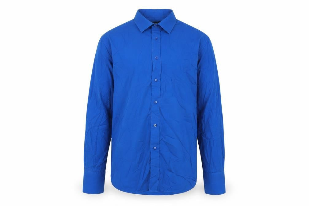 Dehavilland Men's Blue Formal Dress Shirt Size 43 - Elegant & Modern