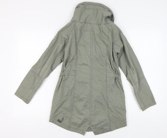 Next Girls Green Parka Jacket 11 Years
