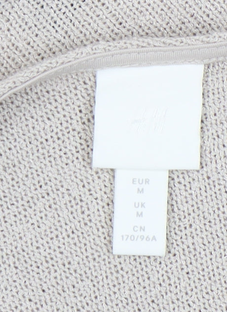 H&M Beige V-Neck Women’s Pullover Jumper M