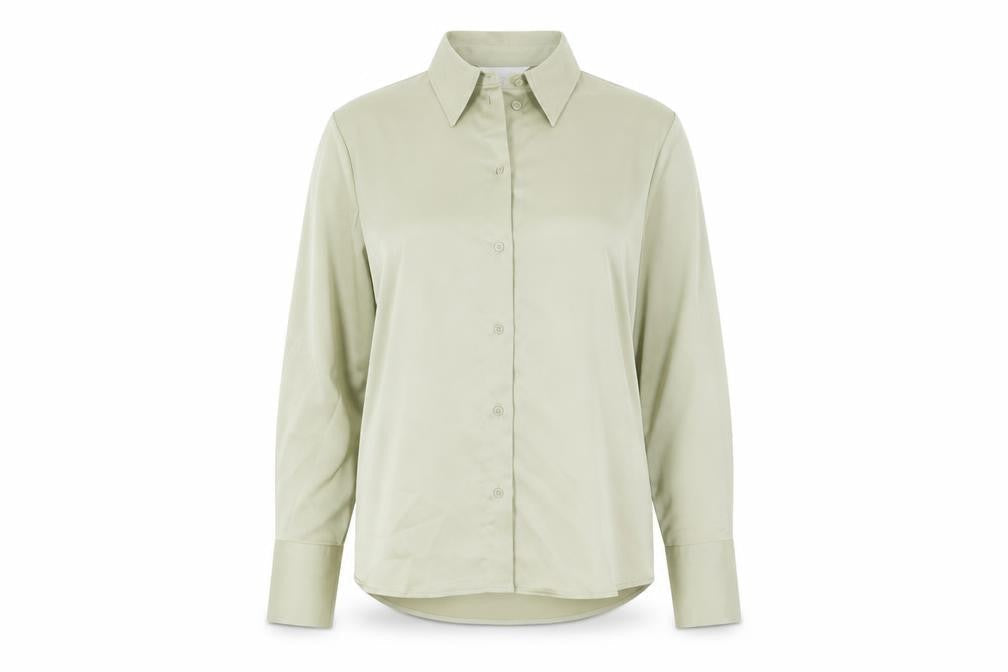 H&M Women's Green Button-Up Shirt Size 12