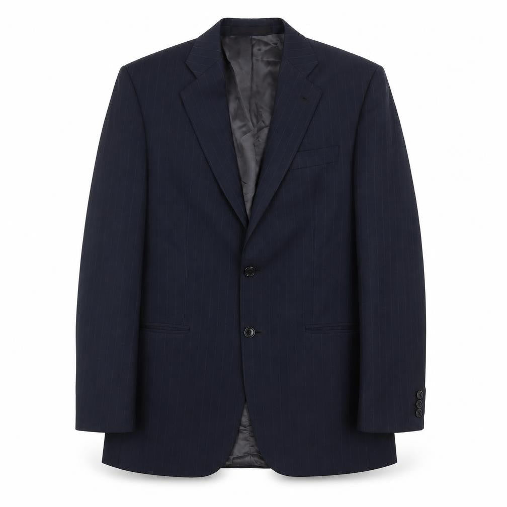 Marks and Spencer Men's Blue Wool Suit Jacket 38L