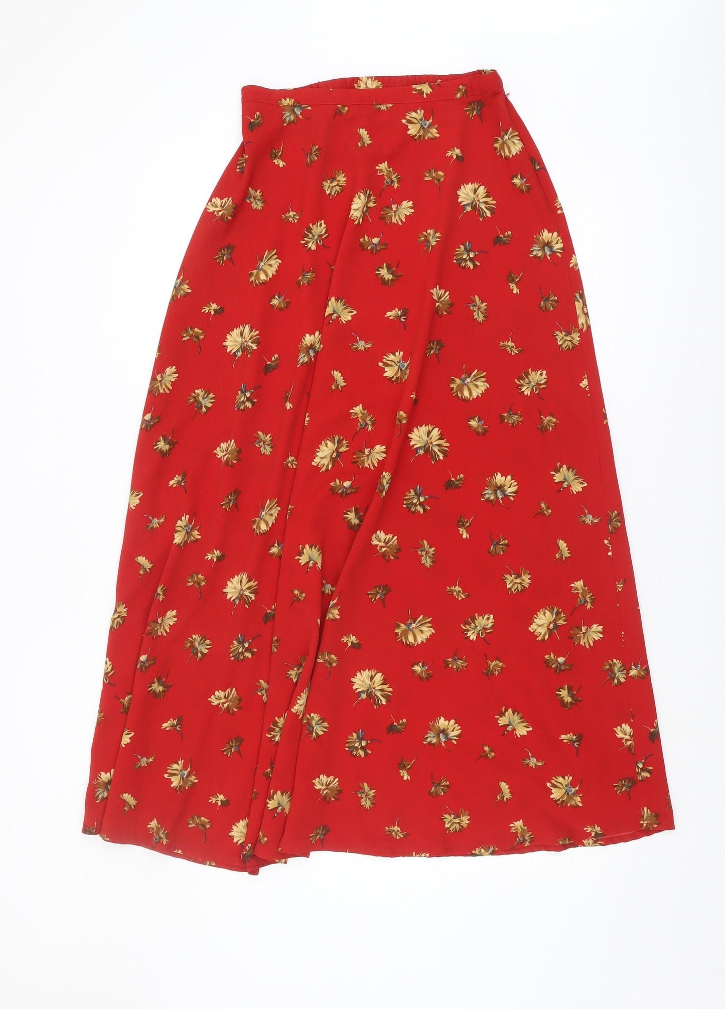Alexander Campbell Women's Red Floral A-Line Skirt