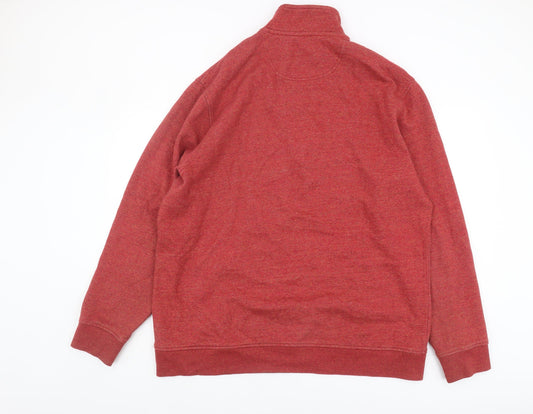 Lands' End Men's Red XL Pullover Sweatshirt