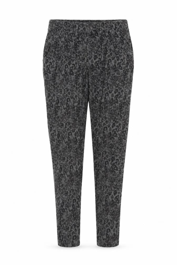 Next Women's Grey Animal Print Trousers Size 10