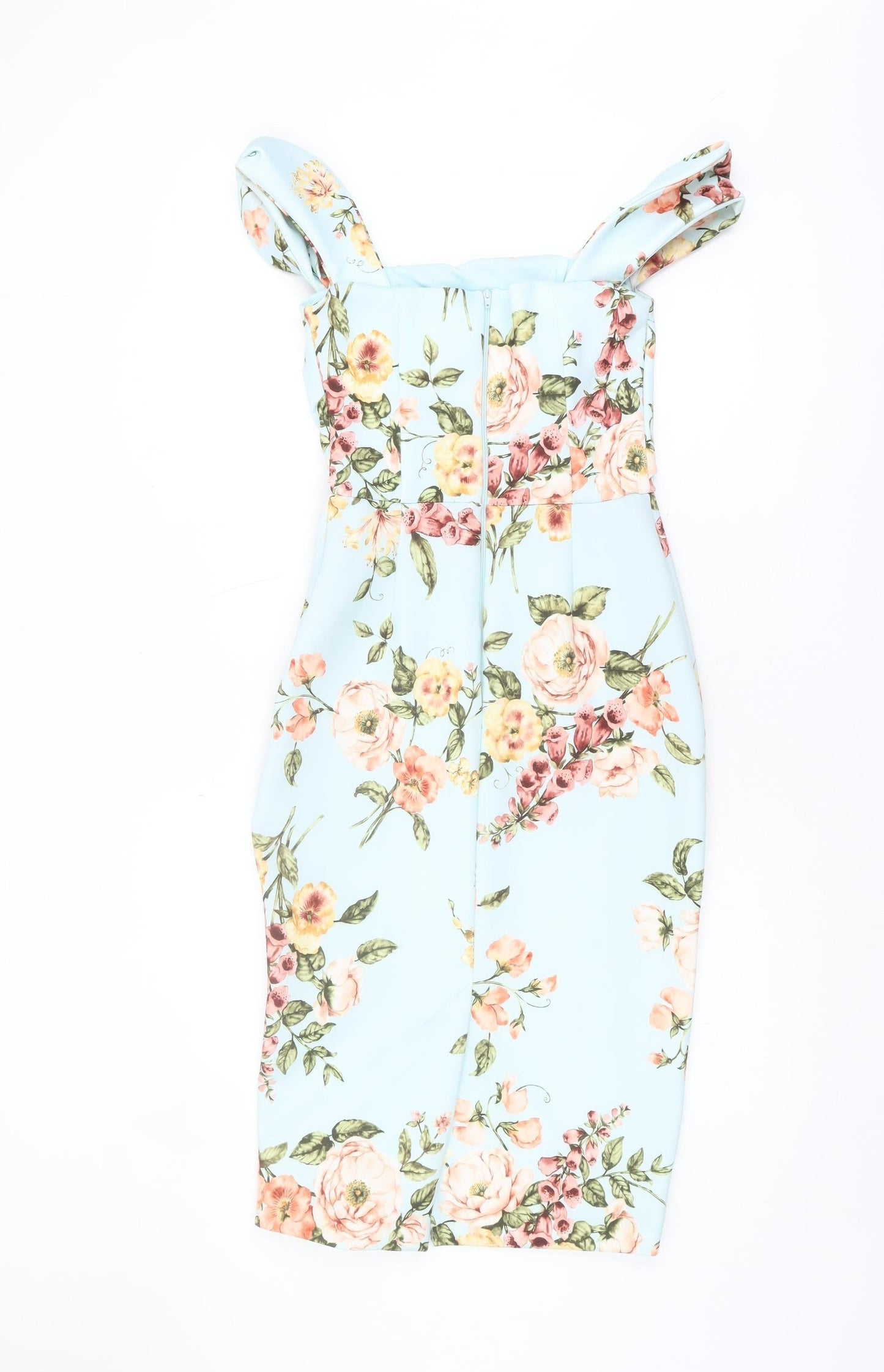 ASOS Women's Multicoloured Floral Bodycon Dress S