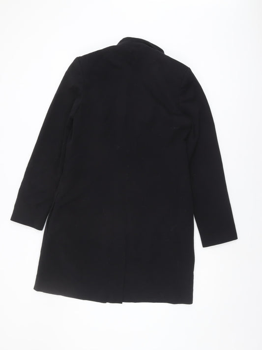 Debenhams Women's Black Overcoat, Size 10, Long, Elegant