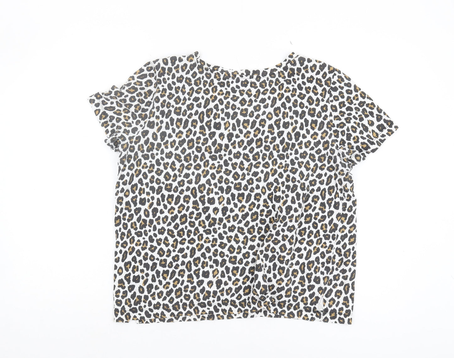 Lefties Women's Multicolour Animal Print T-Shirt L