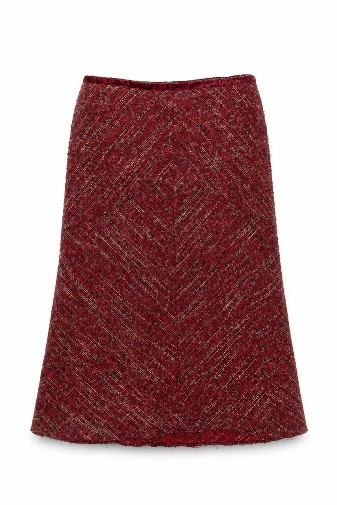 Marks and Spencer Women's Red Long Skirt Size 12