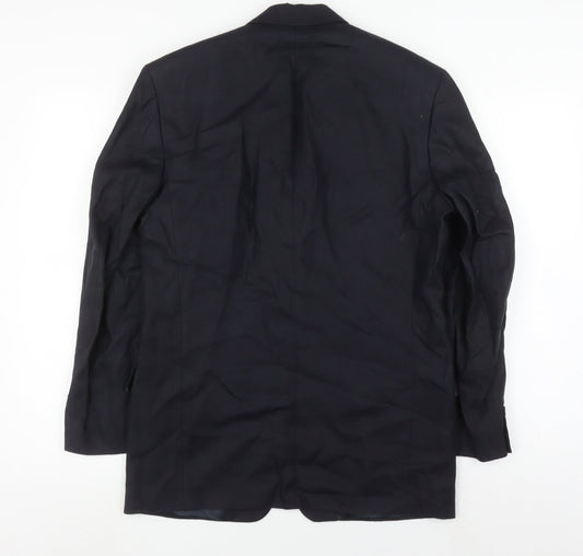 Marks and Spencer Men's Blue 36S Blazer - Formal Fit
