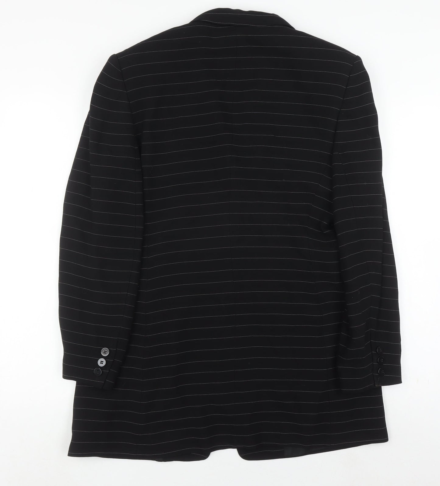 Planet Women's Black Pinstripe Suit Jacket Size 12